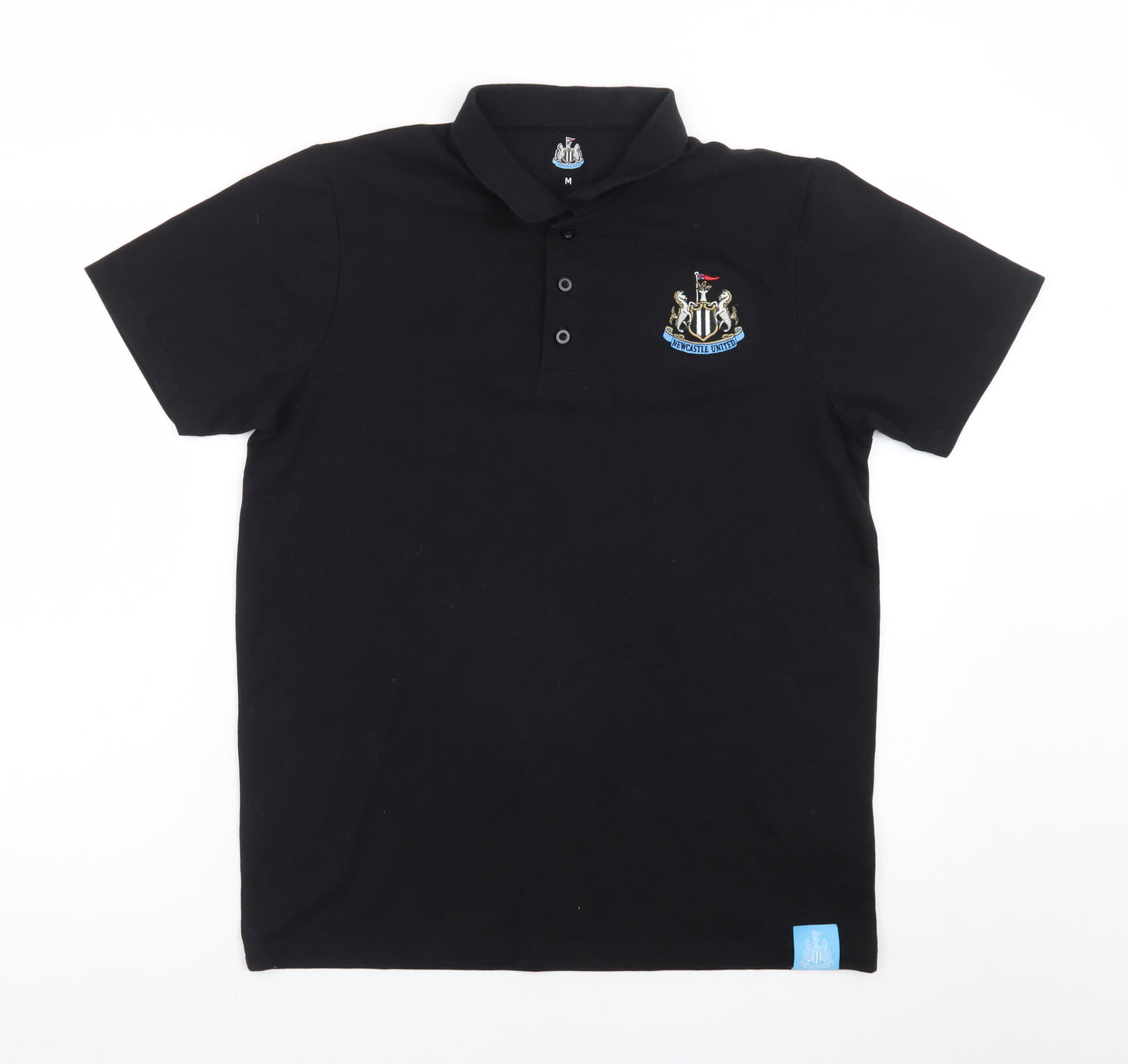 Castore Newcastle United Black Polo Shirt Men’s Medium Cotton Blend