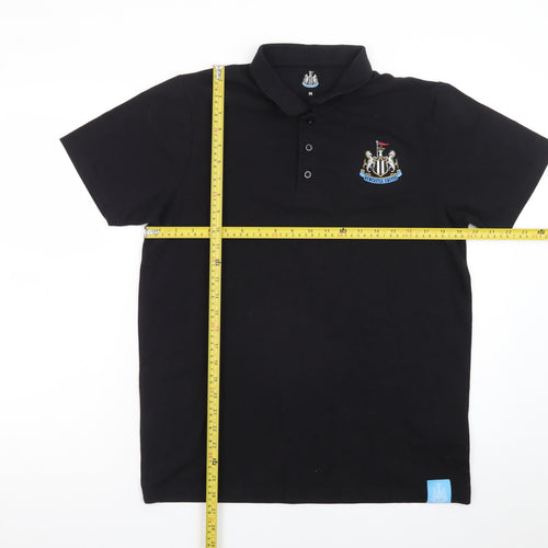 Castore Newcastle United Black Polo Shirt Men’s Medium Cotton Blend