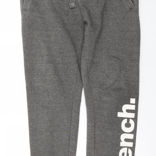 Bench Mens Grey XL Sweatpants Joggers with Logo