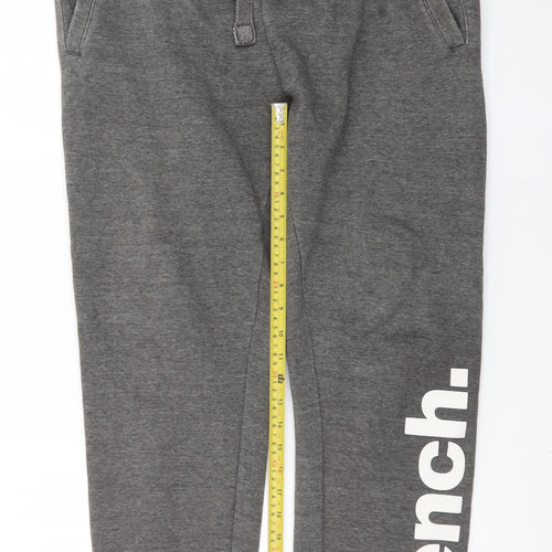 Bench Mens Grey XL Sweatpants Joggers with Logo
