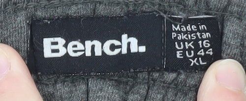 Bench Mens Grey XL Sweatpants Joggers with Logo