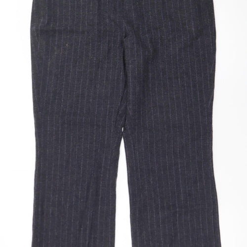 Marks and Spencer Women’s Grey Pinstripe Wool Blend Dress Pants Size 18