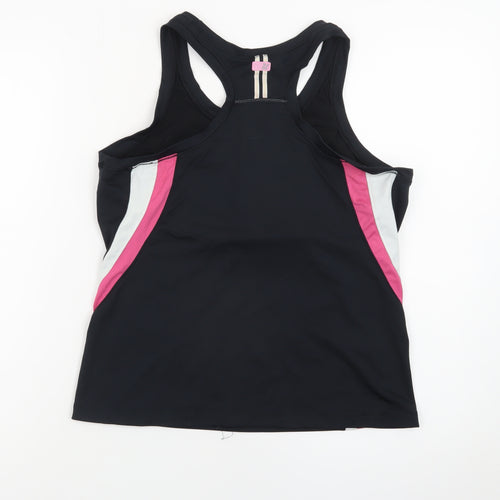 USA Pro Womens Black XL Racerback Tank Top Gym & Training