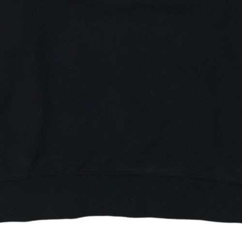 Wrangler Men's Black 4XL Pullover Sweatshirt Crew Neck Cotton