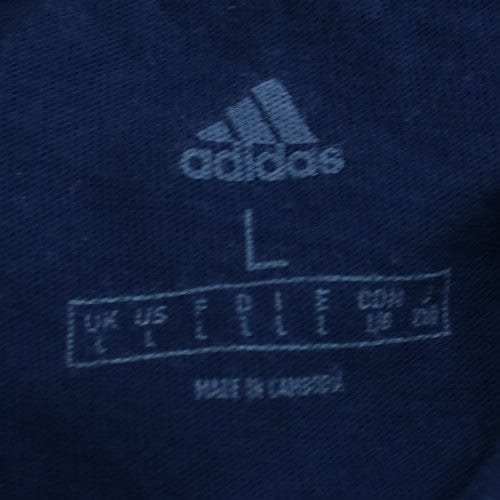 Adidas Men's Navy Wolves Short Sleeve Crew Neck T-Shirt Size L