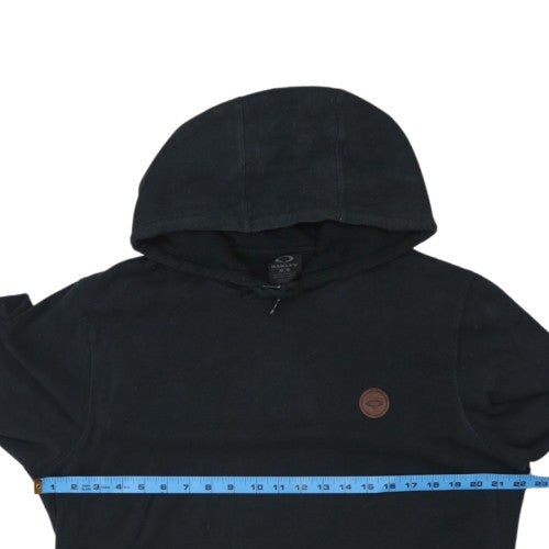 Oakley Men's Black Slim Fit Pullover Hoodie Size M Fleece