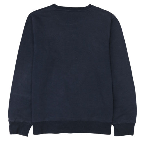 Champion Mens Blue Logo Pullover Sweatshirt Size L Crew Neck
