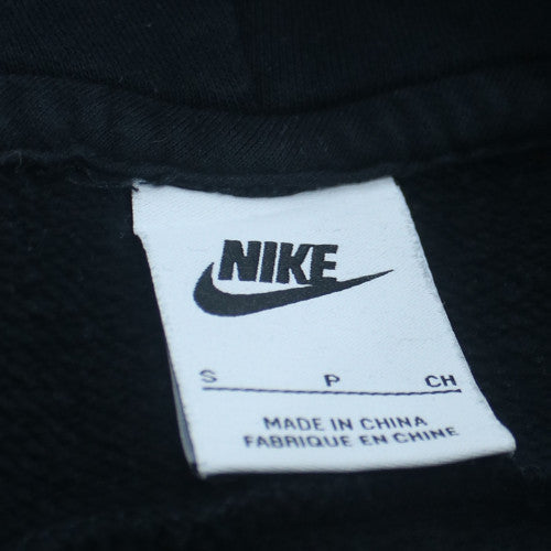 Nike Men's Black Pullover Hoodie Small Graphic Logo Fleece