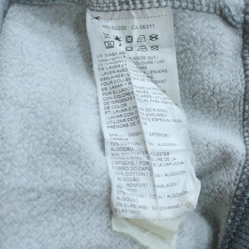 Puma Mens Grey Hoodie Medium Pullover Logo Cotton Blend Sportswear