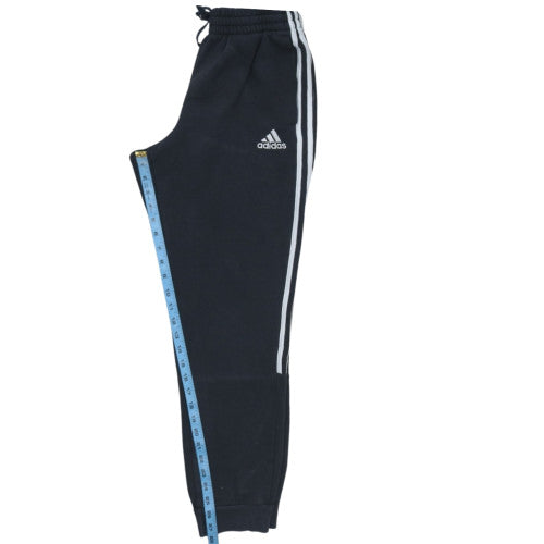 Adidas Men’s Black Jogger Trousers M Regular Fit Cotton Blend