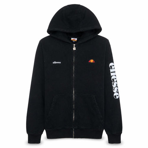 Ellesse Men's Black Full Zip Hoodie Size L Sports Fleece