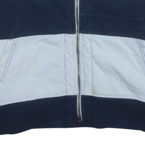 Polo Ralph Lauren Men's Navy & White Striped Full Zip Hoodie XL
