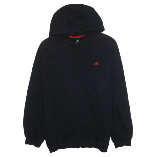 Adidas Men's Black 2XL Pullover Hoodie Fleece Sweatshirt