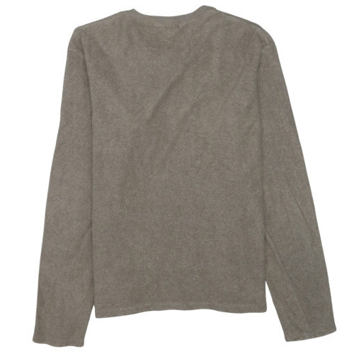 Ralph Lauren Men's Beige Wool V-Neck Jumper Size M Classic Fit