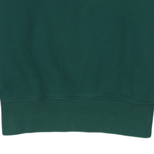 Champion Men's Green Medium Pullover Sweatshirt Crew Neck Logo