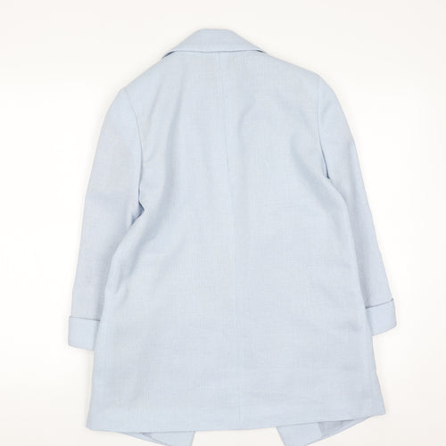 River Island Women’s Blue Blazer Size 6 Regular Lined Single-Breasted