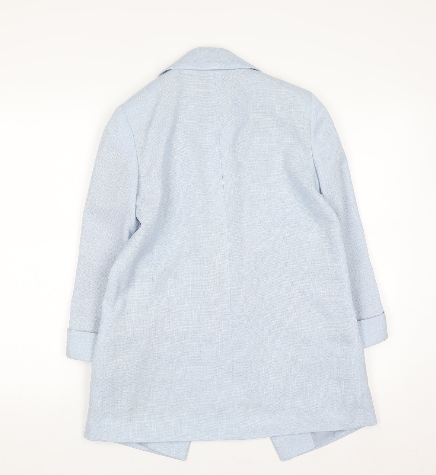 River Island Women’s Blue Blazer Size 6 Regular Lined Single-Breasted
