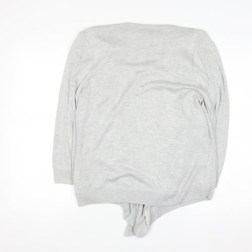 Marks and Spencer Women’s Grey Cardigan Size 14 Knit Open Front