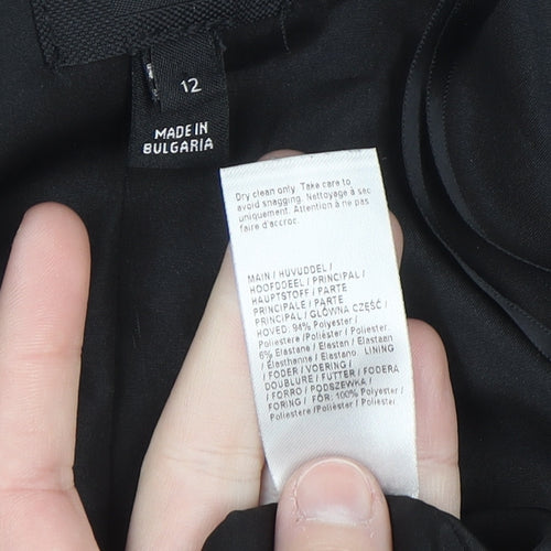 River Island Women’s Black Size 12 Blazer Jacket Smart Workwear