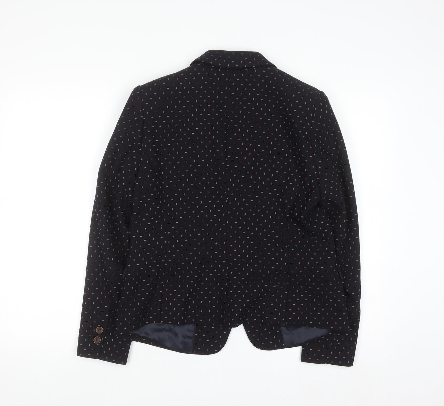 Next Women’s Black Polka Dot Blazer UK 14 Classic Lined Jacket