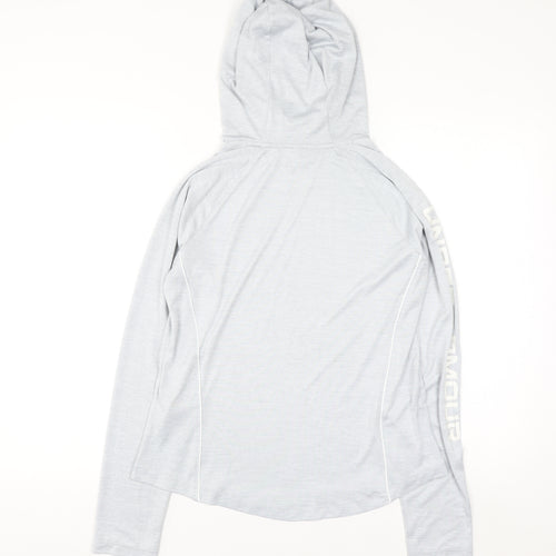 Under Armour Men's Grey Medium Pullover Hoodie Lightweight Sportswear