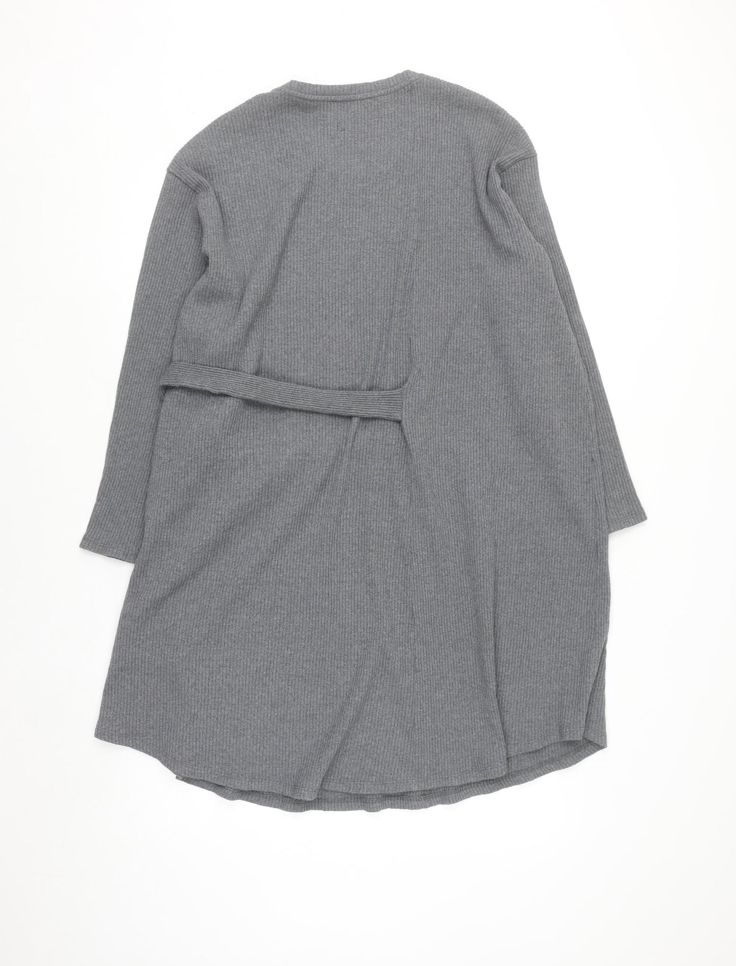 Marks and Spencer Women Grey Knit Belted Sweater Dress Size 12