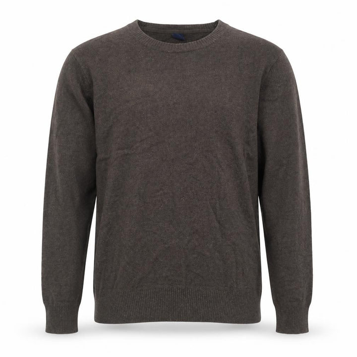 Gap Mens Brown Cotton Cashmere Crew Neck Jumper Size L