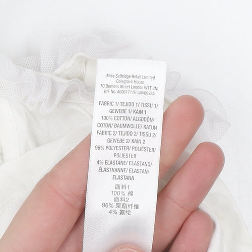 Miss Selfridge Women's White Halter Camisole Top Size 8