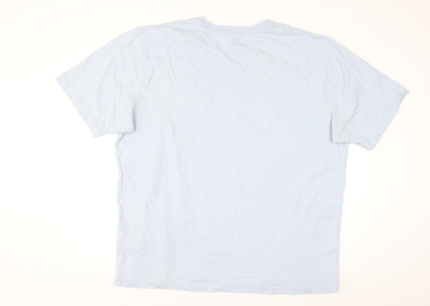 Carhartt Men Blue XL Loose Fit Heavyweight Cotton Crew Neck T-Shirt
