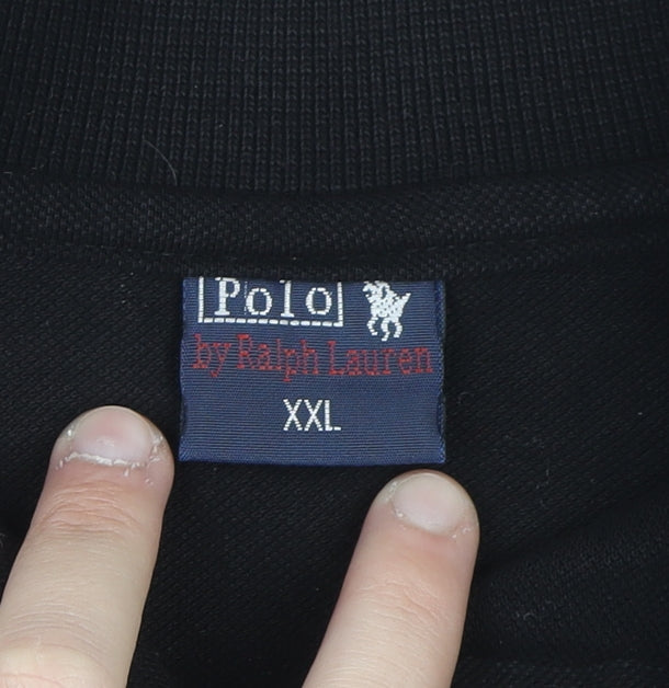 Ralph Lauren Men's Black 2XL Classic Polo Shirt