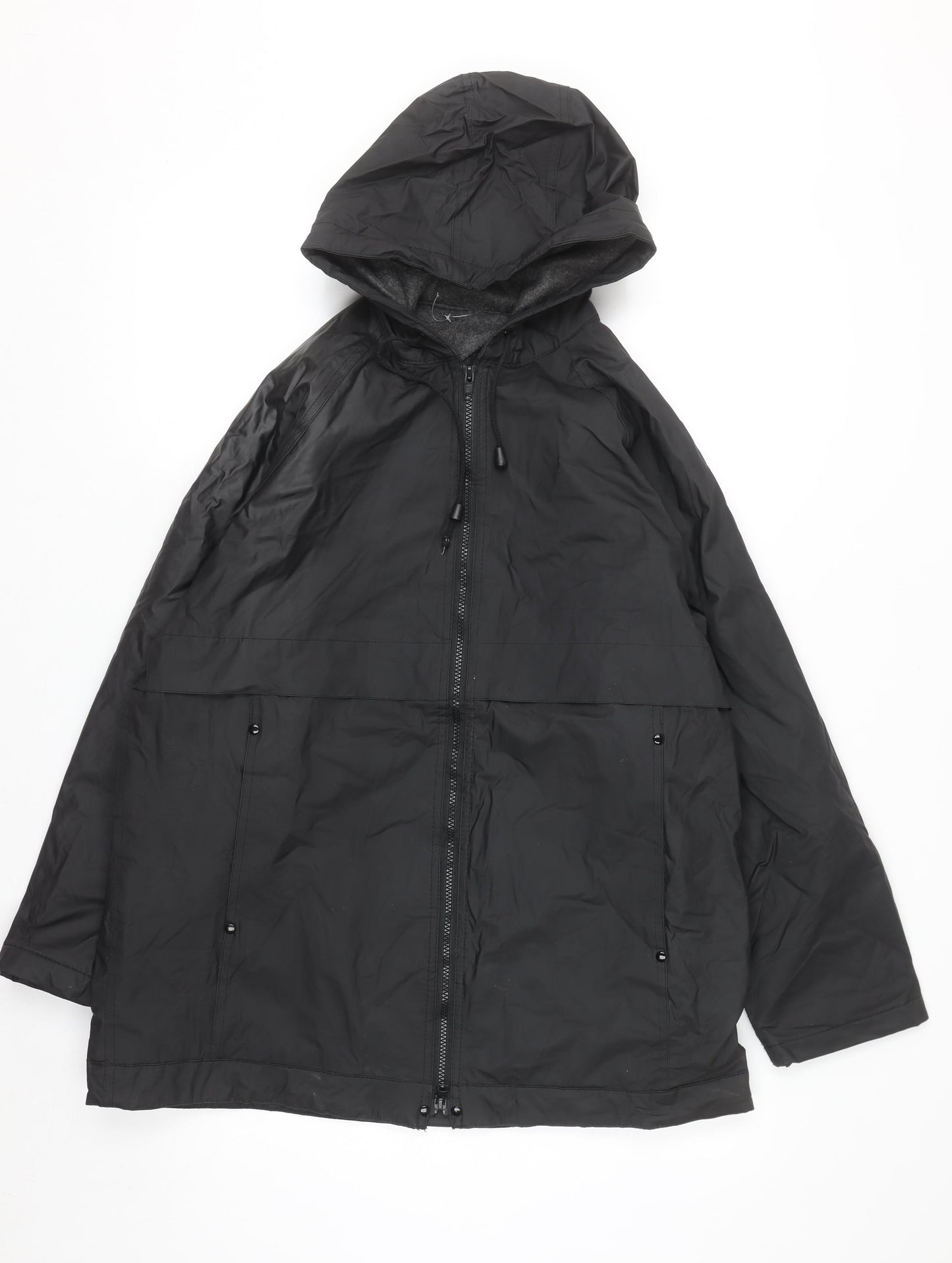 Misty Harbor Men's Black S Waterproof Hooded Rain Jacket