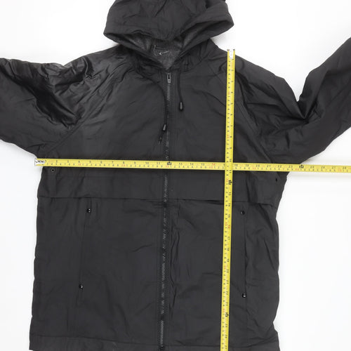 Misty Harbor Men's Black S Waterproof Hooded Rain Jacket