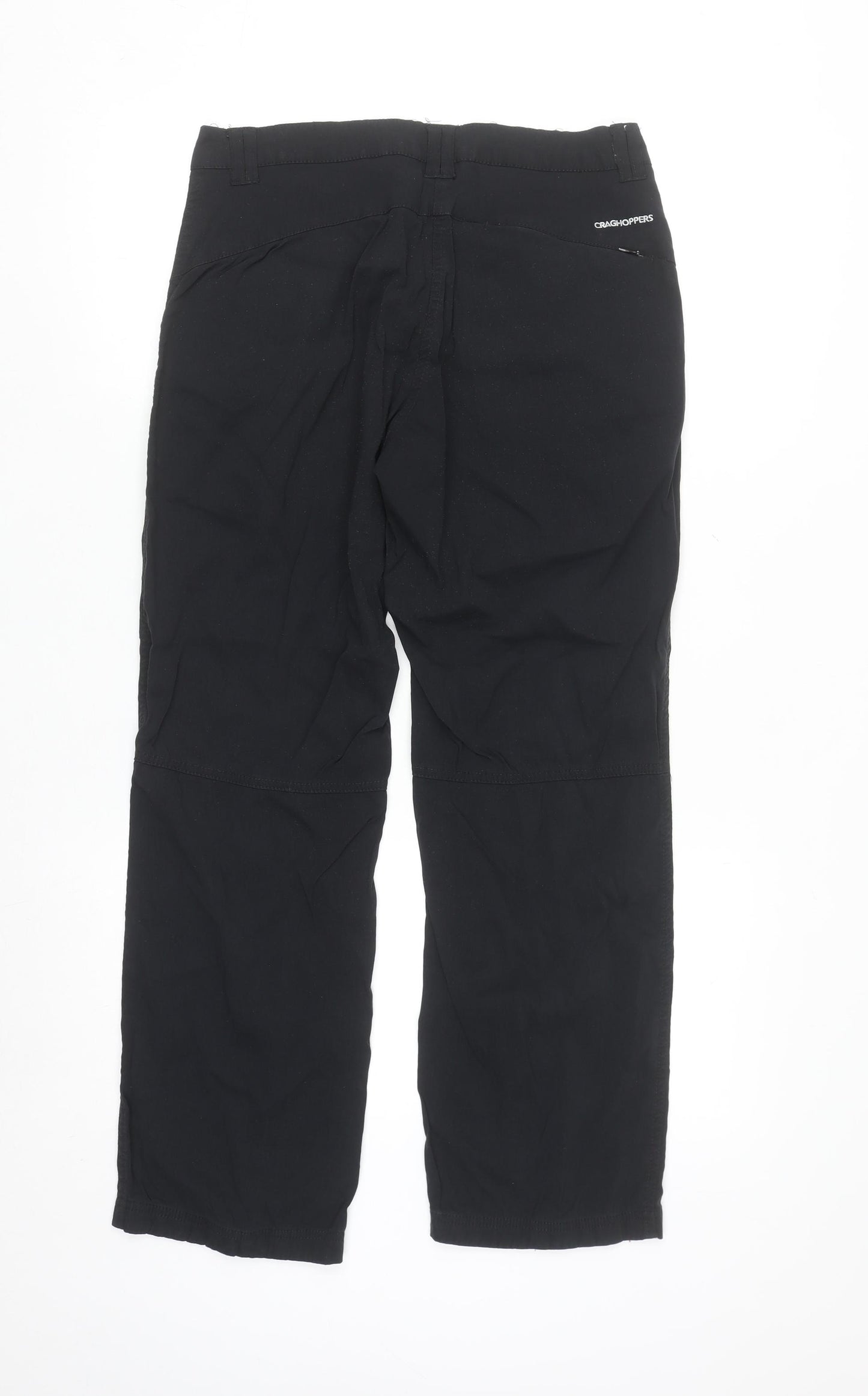 Craghoppers Womens Black Size 10 Cargo Travel Trousers