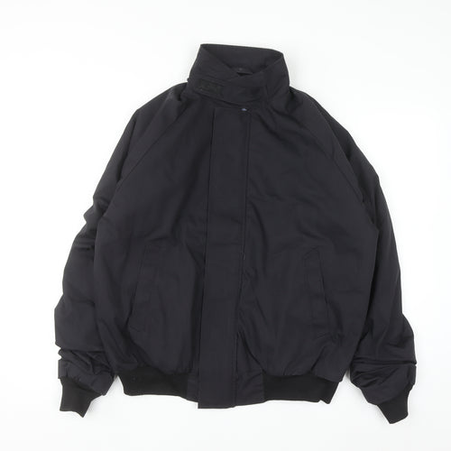 Quarterdeck Collection Men's Black Bomber Jacket S Windproof