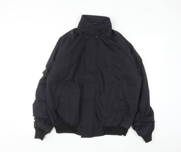 Quarterdeck Collection Men's Black Bomber Jacket S Windproof