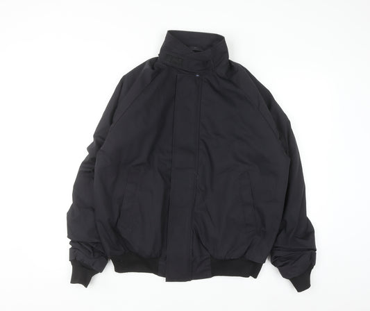 Quarterdeck Collection Men's Black Bomber Jacket S Windproof