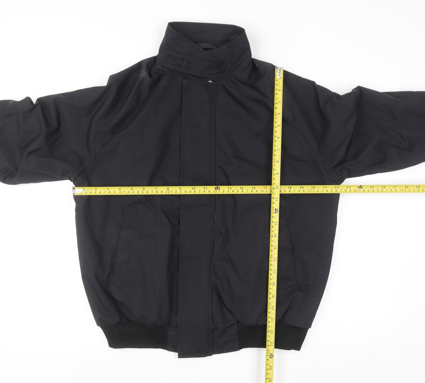 Quarterdeck Collection Men's Black Bomber Jacket S Windproof
