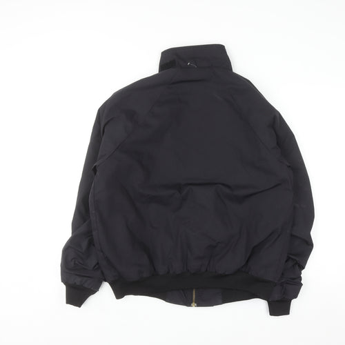 Quarterdeck Collection Men's Black Bomber Jacket S Windproof