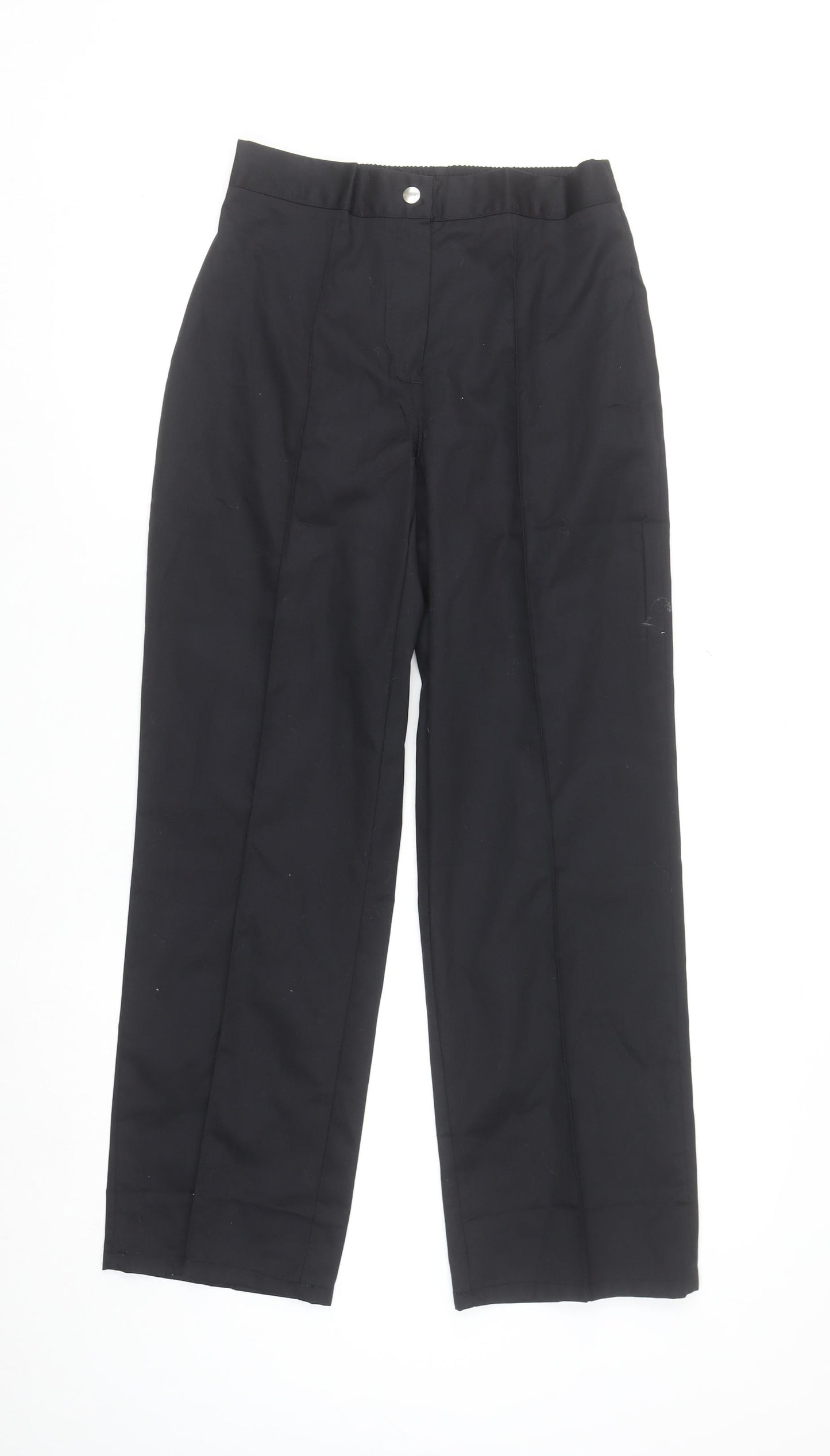 Alexandra Women's Black Size 8 Straight Leg Workwear Trousers