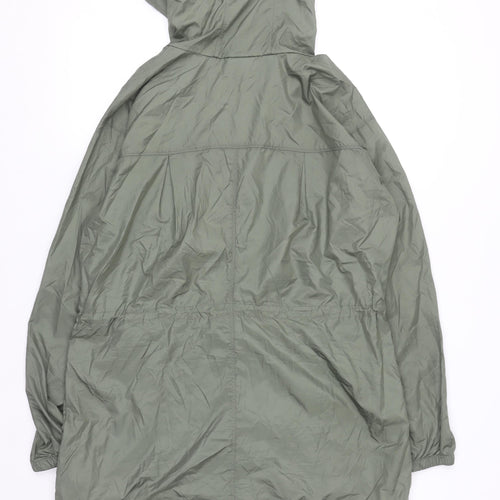 Columbia Women’s Green Lightweight Hooded Windbreaker Jacket Size L