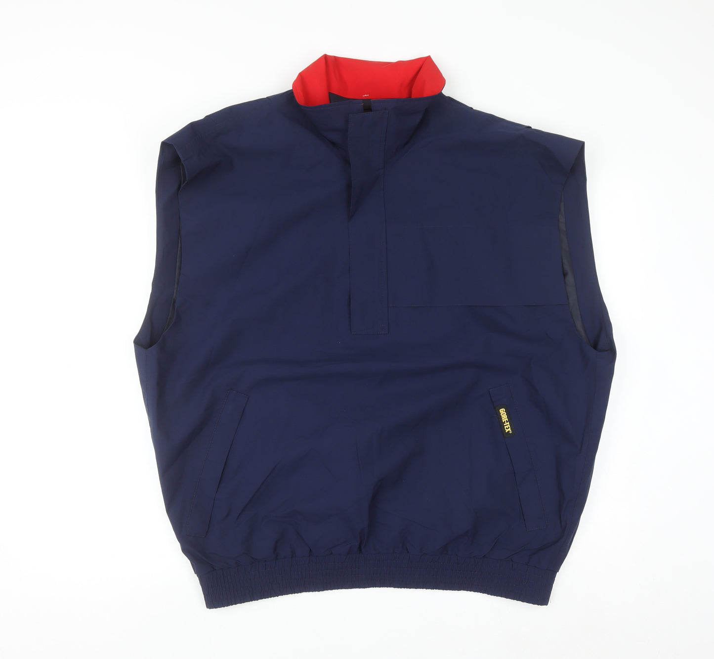Zero Restriction Men's Blue L Gore-Tex Golf Waistcoat Waterproof
