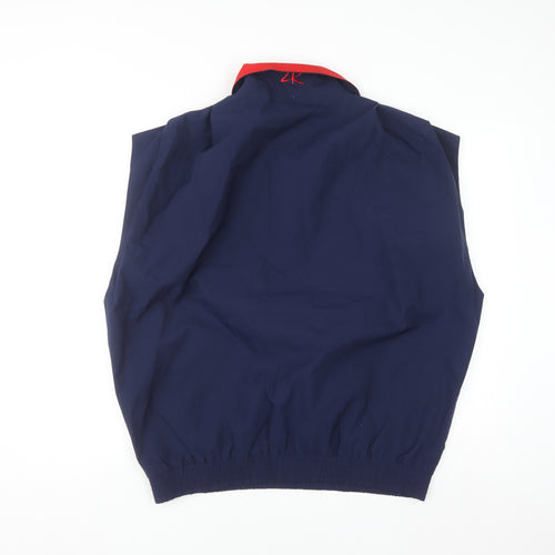 Zero Restriction Men's Blue L Gore-Tex Golf Waistcoat Waterproof