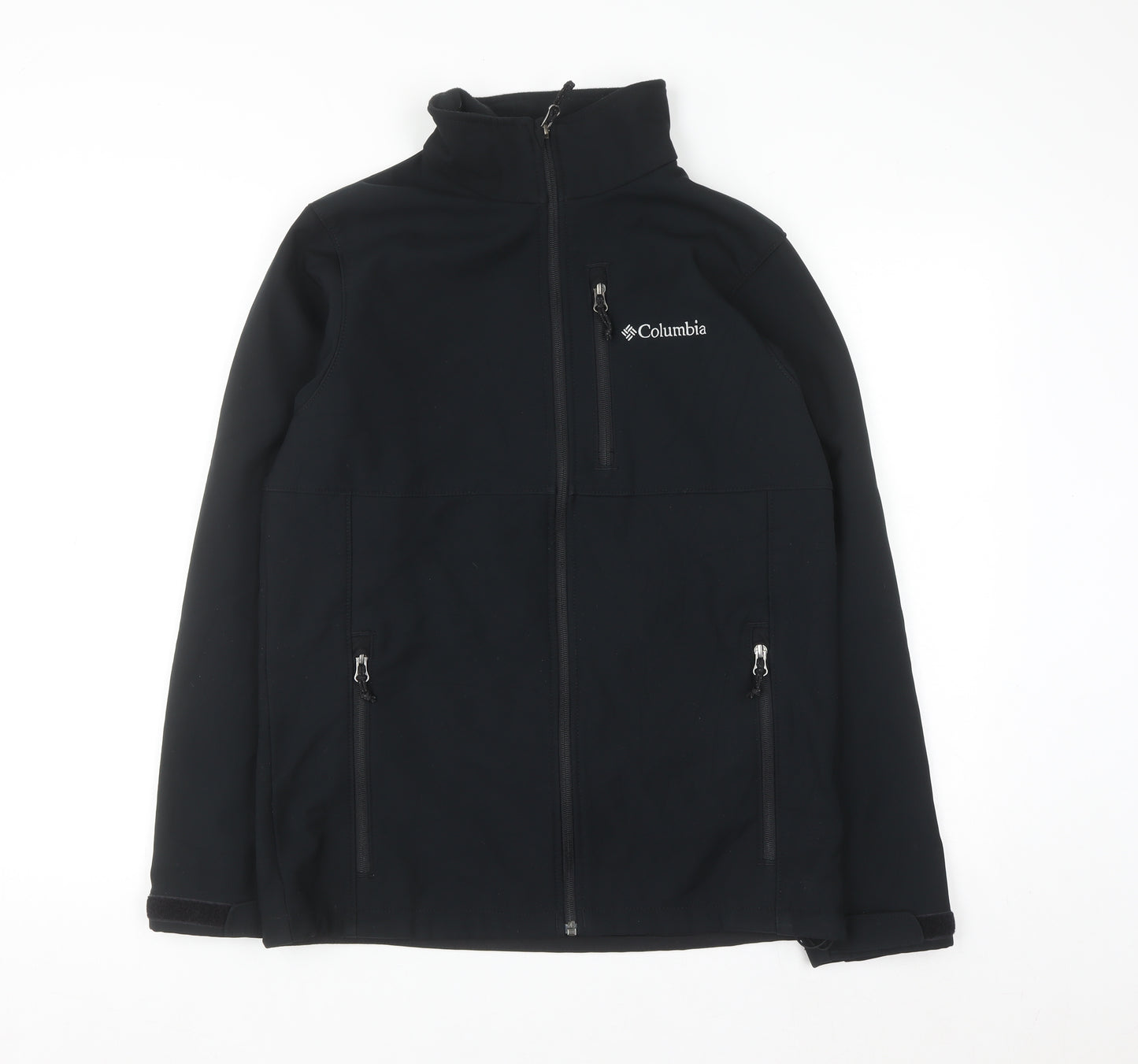 Columbia Men's Black Softshell Full Zip Jacket Size S