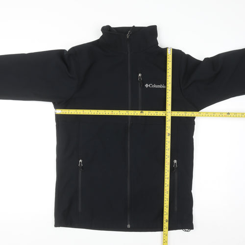 Columbia Men's Black Softshell Full Zip Jacket Size S