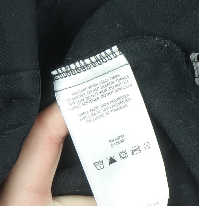 Columbia Men's Black Softshell Full Zip Jacket Size S
