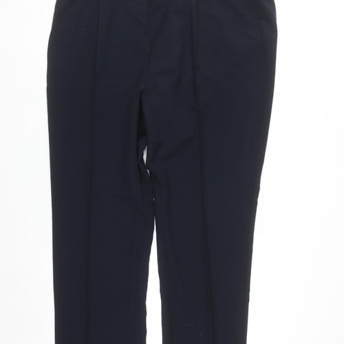 Julipa Women's Black Pull On Straight Leg Comfort Trousers Size 20