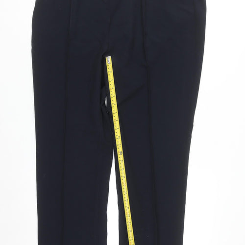 Julipa Women's Black Pull On Straight Leg Comfort Trousers Size 20