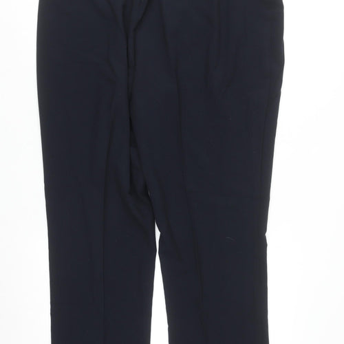 Julipa Women's Black Pull On Straight Leg Comfort Trousers Size 20