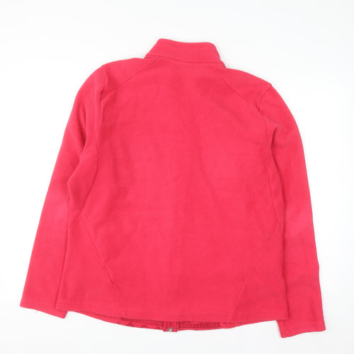 Oxylane Women’s Pink Full Zip Fleece Sweatshirt Size 2XL