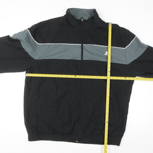 Russell Athletic Men's Black XL Windbreaker Jacket